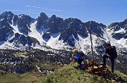 MONTE GARDENA (2117 m) dal Rif. Cimon della Bagozza, il 22 aprile 2015 - FOTOGALLERY